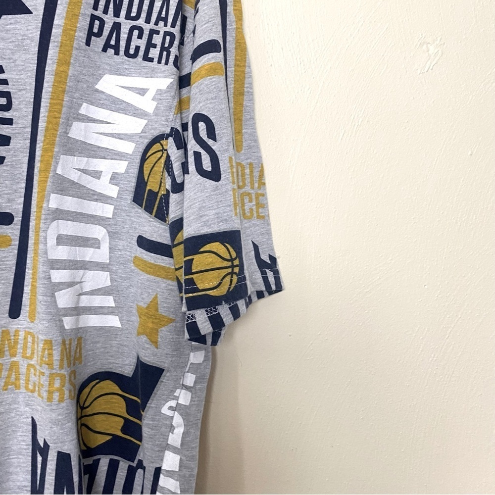 Vintage NBA Men Indiana Pacers Fan Multi Colors Basket Ball T-Shirt Sz XXL - Picture 3 of 13
